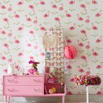 Felicity Flamingo Wallpaper Blancmange Chalk