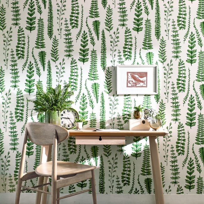 Ferns Wallpaper Juniper